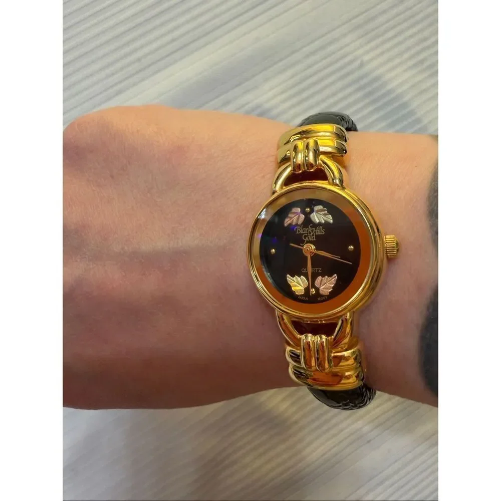 Black Hills Gold ladies black